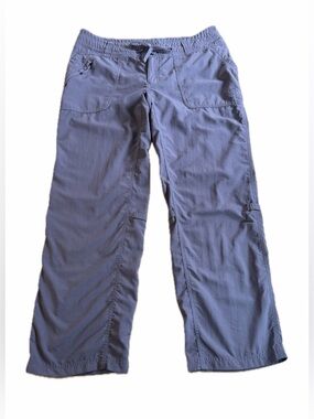 The North Face Horizon Tempest Pants Women's Size 12 Roll Up Cuff Hiking Gray